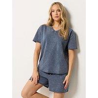 Long Tall Sally Tall Acid Wash Short & Sweat Set