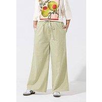 Yours Curve Striped Trouser