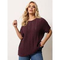 Yours Curve Boxy Striped Cover Up