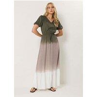 Long Tall Sally Ombre Maxi Dress - Brown