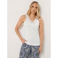 Long Tall Sally Tall V-Neck Lace Vest