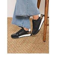 Yours Extra Wide Fit Sole Panelled Runner Shoe - Black