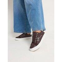 Yours Extra Wide Fit Swoosh Side Slab Trainers