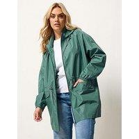 Yours Curve Solid Lightweight Parka