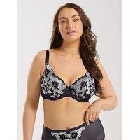 Yours Curve Embroidered Non-Padded Bra