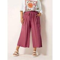 Yours Curve Chambray Culotte