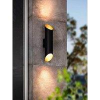 Eglo Agolada 2-Light Copper And Black Exterior Wall Light