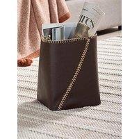 The Very Collection Leather Storage With Jute Stitching Large
