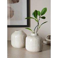 Michelle Keegan Home Set Of 2 Marble Mini Bud Vases