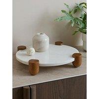 Michelle Keegan Home Marble And Wooden Serve Tray