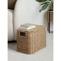 The Very Collection Rectangular Storage Basket With Lid
