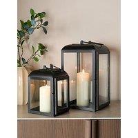 Michelle Keegan Home Set Of 2 Black Lantern