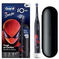 Oral-B Io Kids Marvel Spiderman Electric Toothbrush, 1 Toothbrush Head, 1 Travel Case