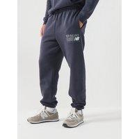 New Balance Mens Reimagined Graphic Fleece Jogger - Navy