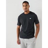 New Balance Mens Sport Essentials Cotton T-Shirt - Black