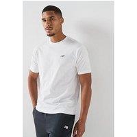 New Balance Mens Sport Essentials Cotton T-Shirt - White