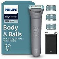 Philips Body Groomer 3000 Series - Triple Protect Shave System, Intimate Trim & Shave, Close And Smooth On Skin, 100% Showerproof, Bg3485/15