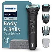Philips Body Groomer 7000 Series - 2D Flexing Head, Triple Protect Shave System, Intimate Trim & Shave, 100% Showerproof, Bg7470/15