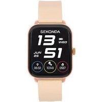 Sekonda Womens Motion Go Pink Silicone Strap With Lcd Dial Smartwatch