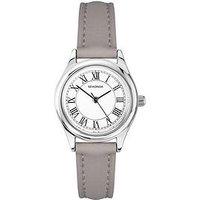 Sekonda Womens Evans Grey Leather Strap With White Dial Analogue Watch