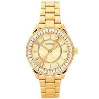 Sekonda Womens Margot Gold Stainless Steel Strap With Champagne Dial Analogue Watch