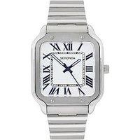 Sekonda Mens Rene Silver Stainless Steel Strap With White Dial Analogue Watch