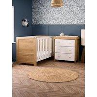 Obaby Nika 2 Piece Room Set - Oak & White
