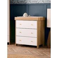 Obaby Nika Changing Unit - Oak & White