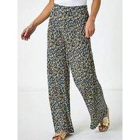 Roman Petite Ditsy Crinkle Trouser