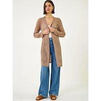 Roman Knitted Longline Cardigan