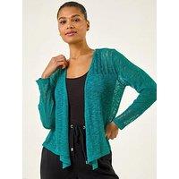 Roman Textured Knit Shrug