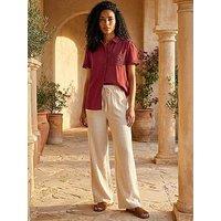 Roman Crochet Pocket Button Shirt