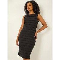 Roman Petite Ruffle Sleeveless Dress