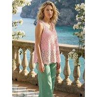 Roman Crochet Knit Vest Top