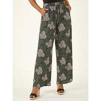 Roman Petite Abstract Leaf Trouser