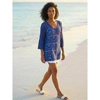 Roman Cotton Crochet Tunic Top