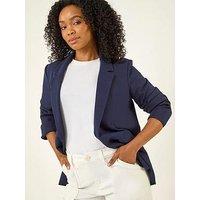 Roman Petite Revere Collar Stretch Blazer