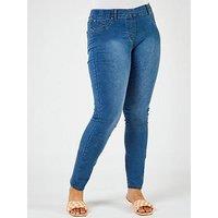 Roman Curve Stretch Denim Jegging