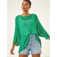 Roman Light Weight Open Knit Jumper