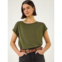 Roman Plain Stretch Cotton Jersey T-Shirt