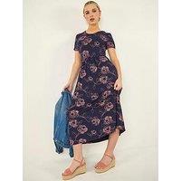 Roman Petite Floral Gathered Dress