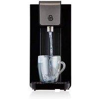 Swan Instant Hot Water Dispenser With 2.5L Tank Capacity, Removable Drip Tray, Black