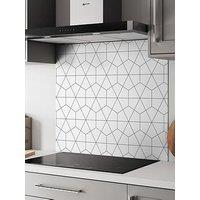 Wilsonart Alloy Geometry Kitchen Hob Splashback - 900X800Mm