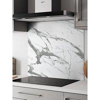 Wilsonart Alloy White Marble Kitchen Hob Splashback - 900X800Mm