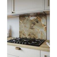 Wilsonart Alloy Aurora Gold Kitchen Hob Splashback - 600X800Mm