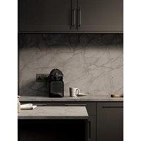 Wilsonart Omega Sleek Emperador Marble Square Edge Laminate Kitchen Splashback - 3000 X 600Mm X 8Mm