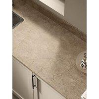 Wilsonart Omega Sleek Minos Stone Square Edge Laminate Kitchen Upstand - 3000 X 100Mm X 20Mm