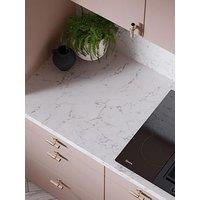 Wilsonart Omega Modern Tuscany Marble Square Edge Laminate Kitchen Upstand - 3000 X 100Mm X 20Mm