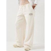 New Balance Women'S Trackside Fleece Trousers - Cream