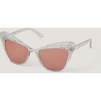 Monsoon Girls Butterfly Sparkle Sunglasses - Silver